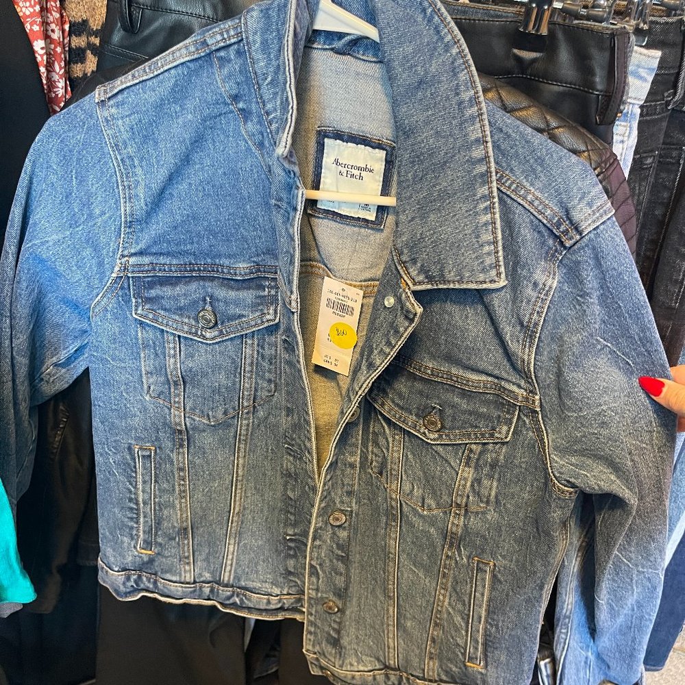 Brand new Abercrombie Denim Jacket NWT!